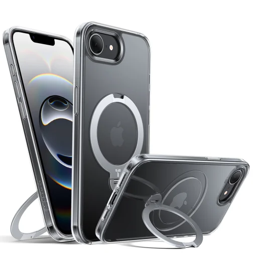  Torras - Ostand Spin széria - iPhone 16e - Átlátszó tok - 1