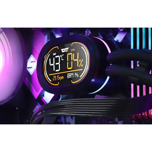 Darkflash DH240D processzor folyadékhűtés (fekete) - 7