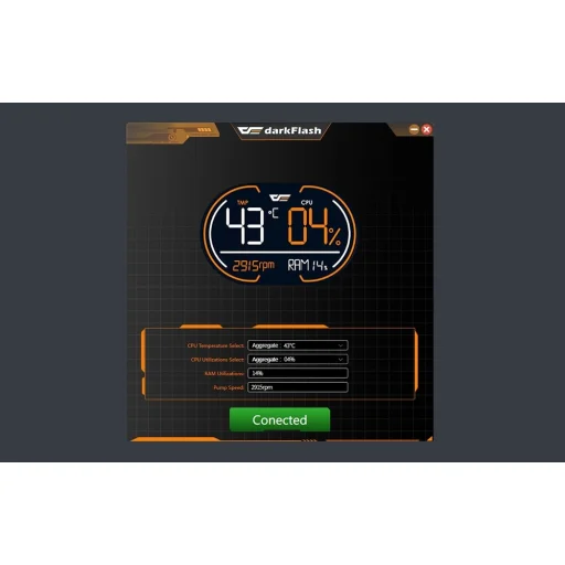 Darkflash DH240D CPU vízhűtés (fehér) - 12