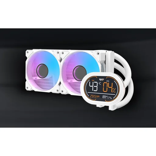 Darkflash DH240D CPU vízhűtés (fehér) - 6