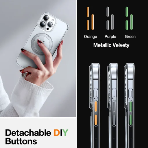 Torras - Ostand Pro sorozat - iPhone 15 Pro - Átlátszó tok - 11