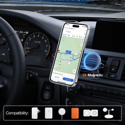 Torras - Ostand Pro sorozat - iPhone 15 Pro - Átlátszó tok - 7
