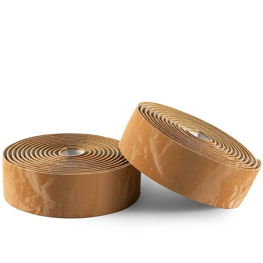 Rockbros PU kormány szalag "Velúr" mintázattal - Barna - 1