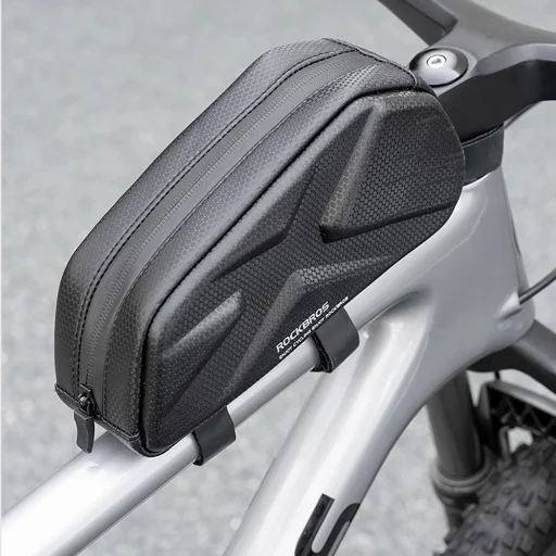 Rockbros kerékpártáska, merev, vázra, felső csőre, 1.4l - Fekete - 10