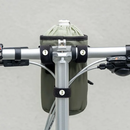 Rockbros Utazó Palacktáska Vállpánttal 1l - Zöld - 6