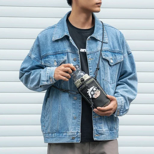 Rockbros Utazó Palacktáska Vállpánttal 1l - Zöld - 9