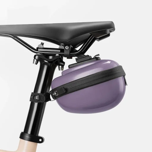 Rockbros merev héjú kompakt nyeregtáska 0.4l - Lila - 2