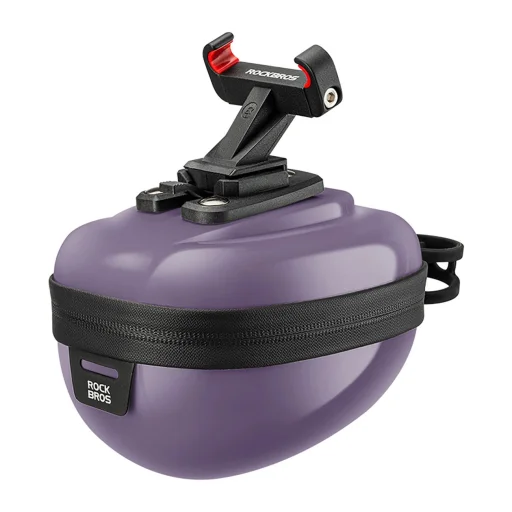 Rockbros merev héjú kompakt nyeregtáska 0.4l - Lila - 1