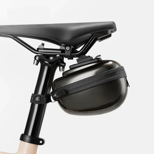 Rockbros Merev Keményhéjú Kompakt Nyeregtáska 0.4l - Fekete - 2