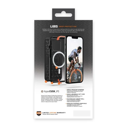 UAG Civilian MagSafe tok iPhone 14 Pro - sötétkék, - 16