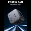 Ugreen - elosztó, fali töltő DigiNest Cube 7 az 1-ben CD268 (60113) - GaN, 2x USB-C, 2x USB, 3x AC, 2990W, 13A, PD65W - Fekete thumbnail