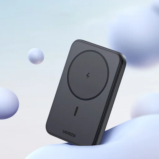 Ugreen - Vezeték nélküli Power Bank PB561 (25919) - MagSafe, Gyors töltés, 10000mAh, Type-C, PD20W, 5V/3A - Szürke - 6