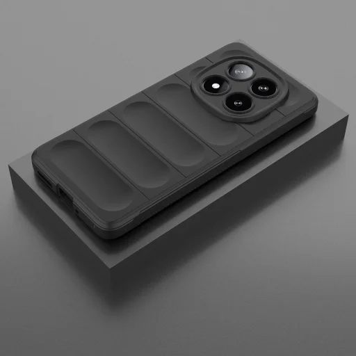  Xiaomi Redmi Note 14 Pro 5G / Poco X7 Fekete Techsuit Magic Shield tok - 5