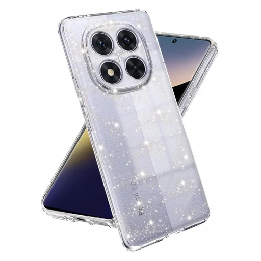 Techsuit - SparkleSkin sorozat - Xiaomi Redmi Note 14 Pro 5G/ Poco X7 - Átlátszó tok - 1