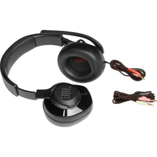 JBL Quantum 200 Vezetékes Gamer Fejhallgató Mikrofonnal, Fekete EU - 3
