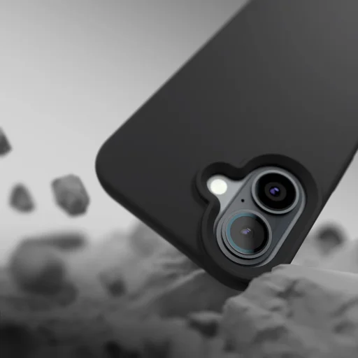 Etteri szilikon Mag tok iPhone 16e fekete tok - 8