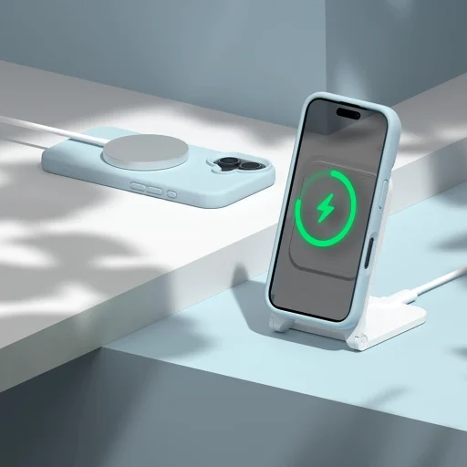 Etteri Silicone Mag tok iPhone 16e-hez világoskék - 5