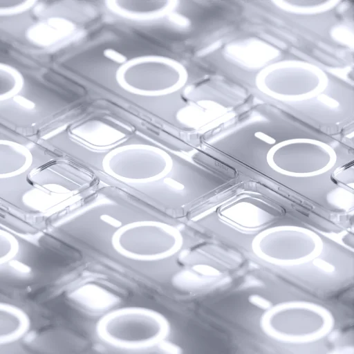 iPhone 15 Pro Max Etteri Hybrid Mag case átlátszó tok - 10