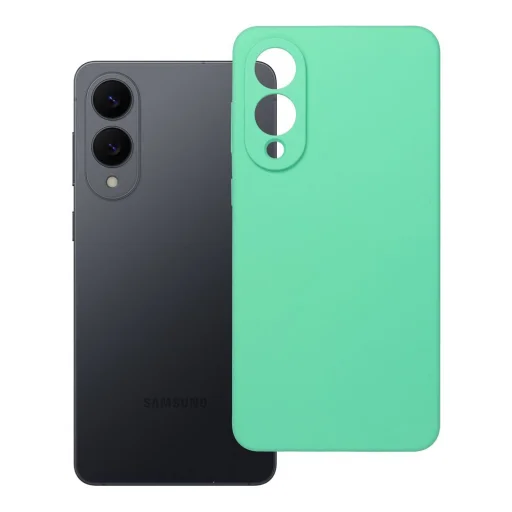 Silikónové 2mm puzdro kompatibilné so Samsung Galaxy S25 Edge pre MagSafe, pastelovo zelené puzdro - 5