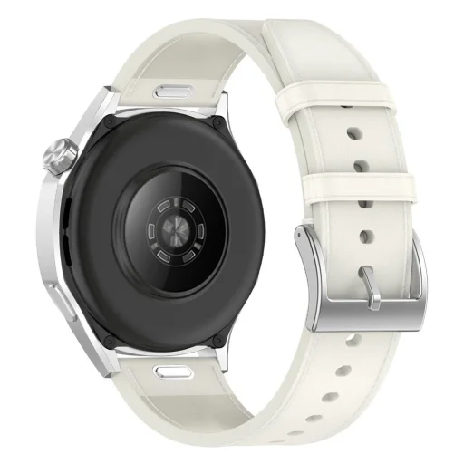  Techsuit - Óraszíj 22mm (W073) - Samsung Galaxy Watch (46mm)/Watch 3/Gear S3, Huawei Watch GT/GT 2/GT 3 (46mm) - Fehér - 4