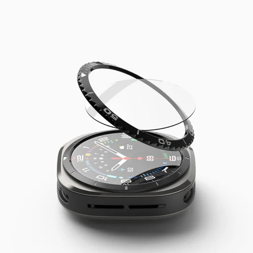  Ringke - Előlap Stílus - Samsung Galaxy Watch Ultra 2024/2025 47mm - Fekete (CB-GW7U-47-02) - 3