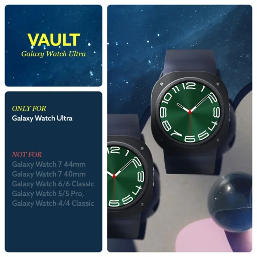  Spigen - Caseology Vault - Samsung Galaxy Watch Ultra 2024/2025 47mm - Matt Fekete - 8