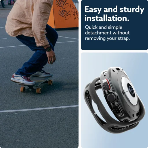  Spigen - Caseology Vault - Samsung Galaxy Watch Ultra 2024/2025 47mm - Matt Fekete - 10