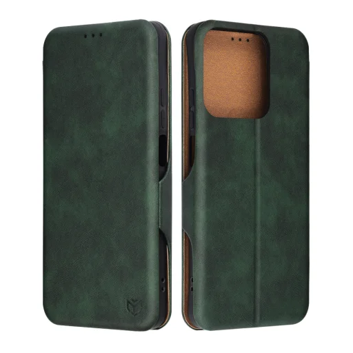  Techsuit - Biztonságos Tárca Plusz - Realme C63 / C61 - Zöld tok - 6