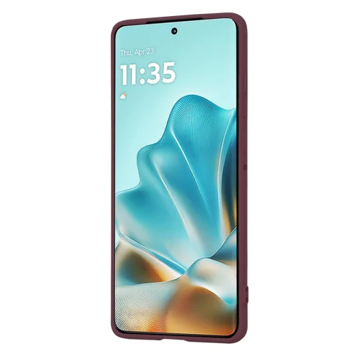  Techsuit - SoftFlex - Motorola Edge 60 Fusion - Szilva Piros tok - 2