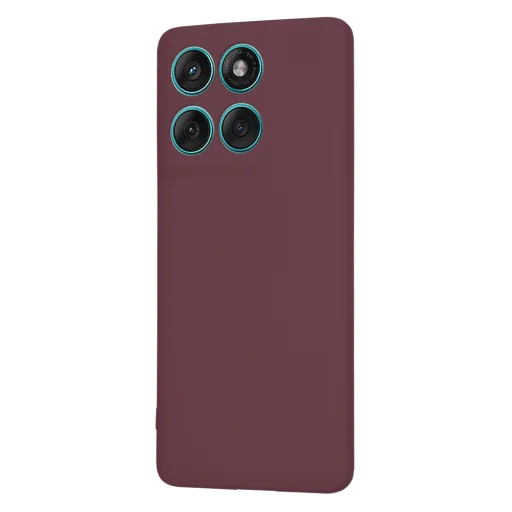  Techsuit - SoftFlex - Motorola Edge 60 Fusion - Szilva Piros tok - 3