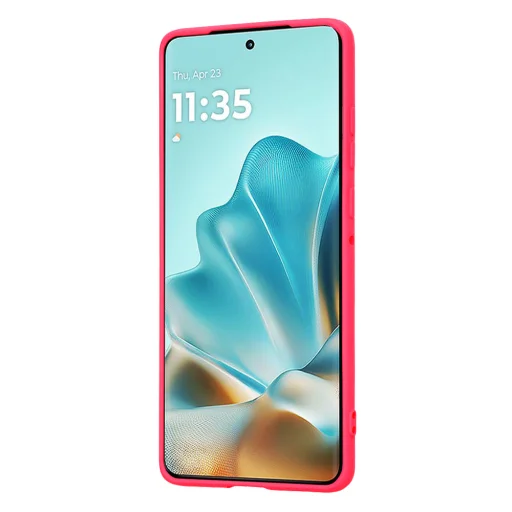  Techsuit - SoftFlex - Motorola Edge 60 Fusion - Forró Rózsaszín tok - 2