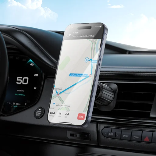 Borofone Autós tartó BH122 Profit mágneses szellőzőrácshoz fekete - 7