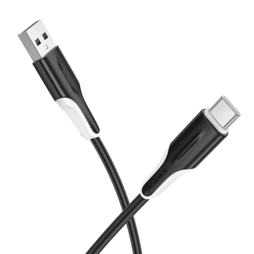 Borofone Kábel BX119 Új - USB - Type C - 3A 1 méter fekete - 1