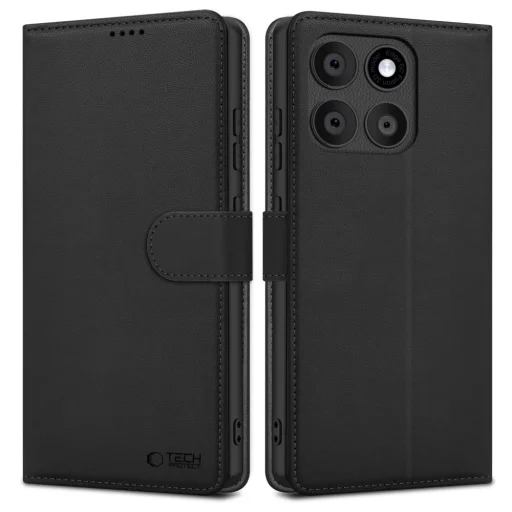 Tech-protect Wallet Motorola Edge 60 Fusion Fekete tok - 1