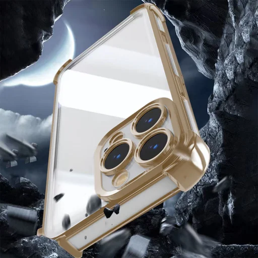 Anti Shock Chrome tok Xiaomi Redmi Note 14 5G (Globális) arany - 6