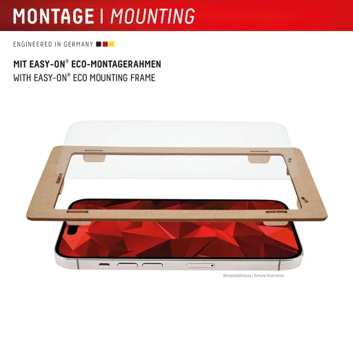  Displex - Prémium [Csomag] Valódi Üveg + Tok - iPhone 16 Pro Max - Átlátszó üvegfólia - 5