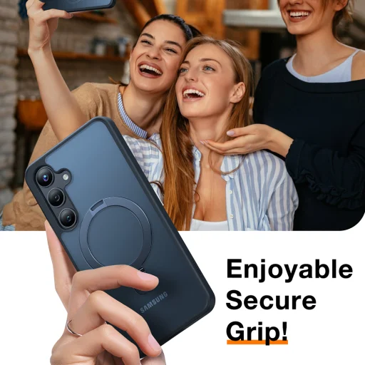 Torras - Ostand Sorozat - Samsung Galaxy S24 Plus - Fekete tok - 5