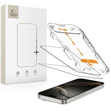 Tech-Protect Quick Set+ 2 darabos iPhone 16 Pro Max fekete üvegfólia