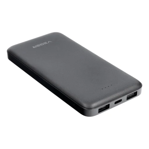 VEGER powerbank 10000 mAh 2A A10 (W1065) fekete - 1