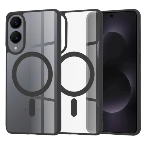  Techsuit - MagSafe Pro - Samsung Galaxy S25 Edge - Fekete tok - 1