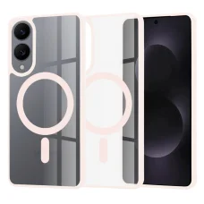  Techsuit - MagSafe Pro - Samsung Galaxy S25 Edge - Natúr Rózsaszín tok