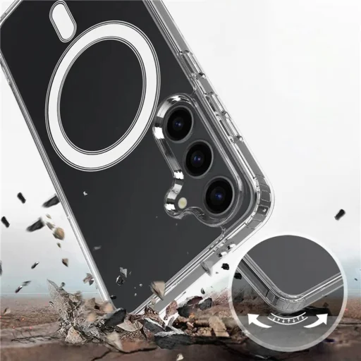  Techsuit - MagSafe Pro - Samsung Galaxy S25 - Átlátszó tok - 3