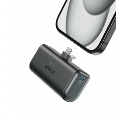 Anker - Power Bank Nano (A1653H11) - USB-C csatlakozó, 5000mAh, 22.5W - Fekete