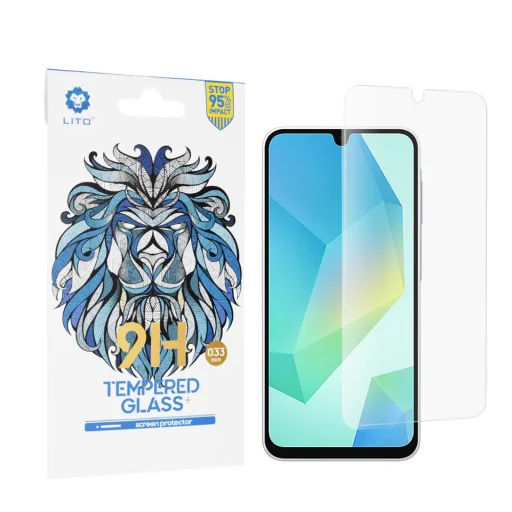  Lito - 2.5D Klasszikus Üveg - Samsung Galaxy A16 4G / A16 5G - Átlátszó üvegfólia - 1