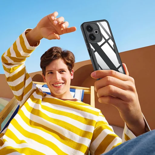  Samsung Galaxy A06 Kék Techsuit - ColorVerse 360 sorozat + Képernyővédő tok - 6