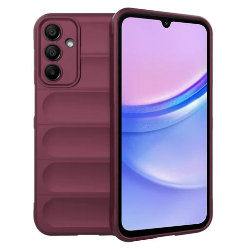  Techsuit - Varázspajzs - Samsung Galaxy A15 4G / A15 5G - Bordeaux tok - 1