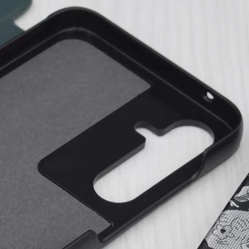  Techsuit - eFold sorozat - Samsung Galaxy A55 5G - Sötétzöld tok - 3