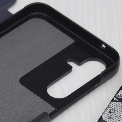  Techsuit - eFold Sorozat - Samsung Galaxy A55 5G - Sötétkék tok - 3