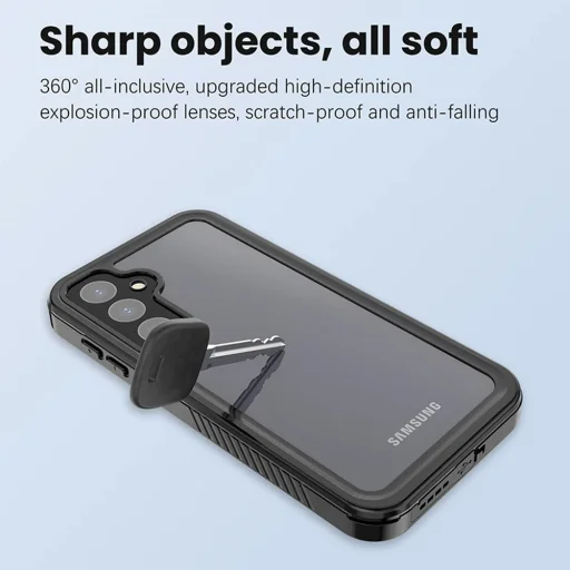 ShellBox - Vízálló IP68 tok - Samsung Galaxy A55 5G - Fekete - 6