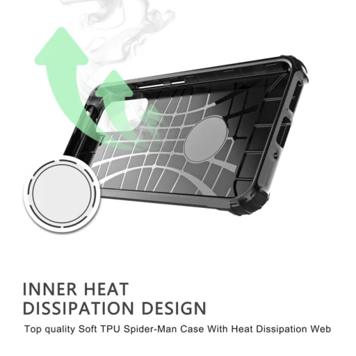 Techsuit - Hibrid Páncél - Samsung Galaxy S25 Edge - Fekete tok - 3